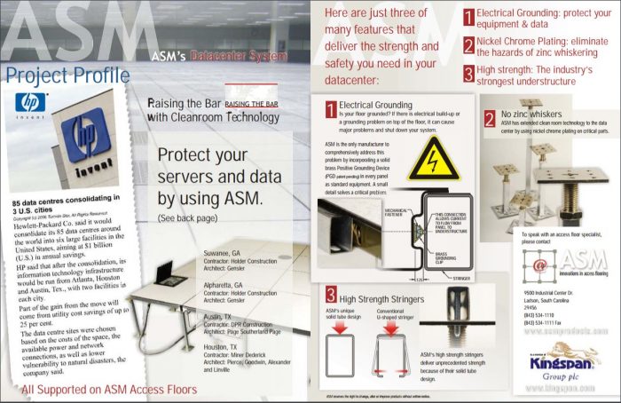 ASM brochure details
